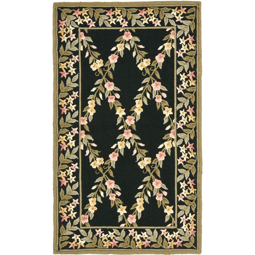 SAFAVIEH Handmade Wilton Cristine Country Floral Wool Rug