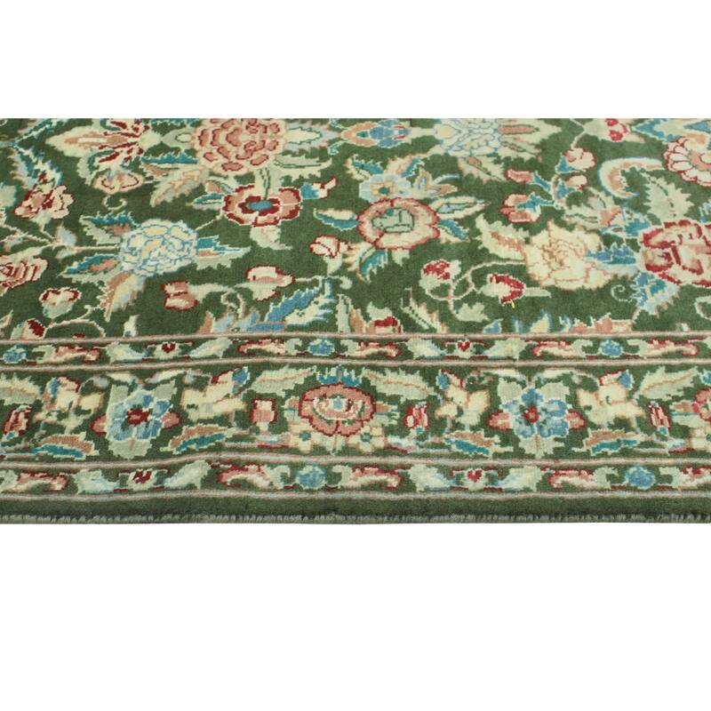 Pak-Persian Hrychlea Green/Beige Runner - 2'5" x 9'9"