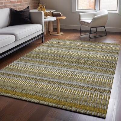 Premium Washable Super Soft Modern Stripe Mayfield Rug
