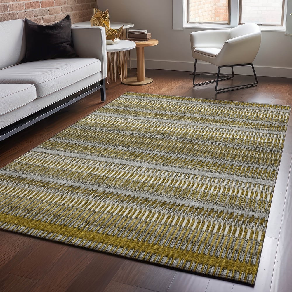 Premium Washable Super Soft Modern Stripe Mayfield Rug