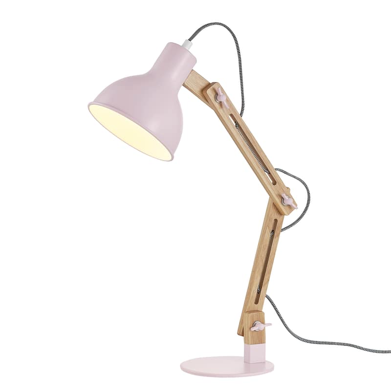 Light Society Galvan LED Task Table Lamp, LED Bulb Included - Chalk Pink