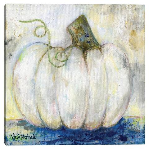 Pumpkin 3 by Vicki Mcardle Canvas Art Print