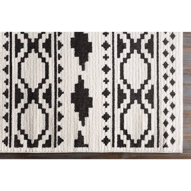 Livabliss Amerigo Bohemian Global Plush Area Rug