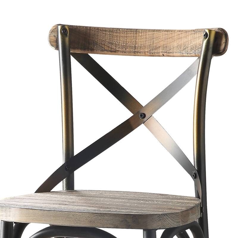Bar Stool with Cross Back