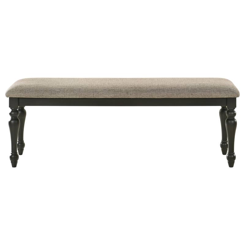 Bridget Charcoal Sandthrough Rectangular Dining Set