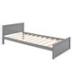 preview thumbnail 14 of 17, Twin Loft Bed with a Stand-alone bed, Shelves, Desk and Wardrobe, Grey