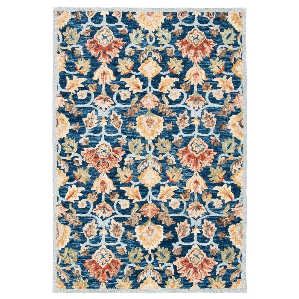 SAFAVIEH Handmade Metro Damasa French Country Wool Rug