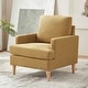 preview thumbnail 7 of 50, Accent Chair/Armchair for Bedroom Living Room with Wood Legs Yellow