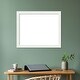 preview thumbnail 16 of 36, Amanti Art Vanity White Narrow Framed Dry Erase Magnetic Board