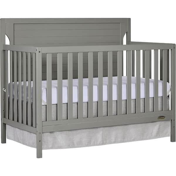 slide 2 of 5, Dream On Me Cape Cod 5 in 1 Convertible Crib - Storm Grey Storm Grey