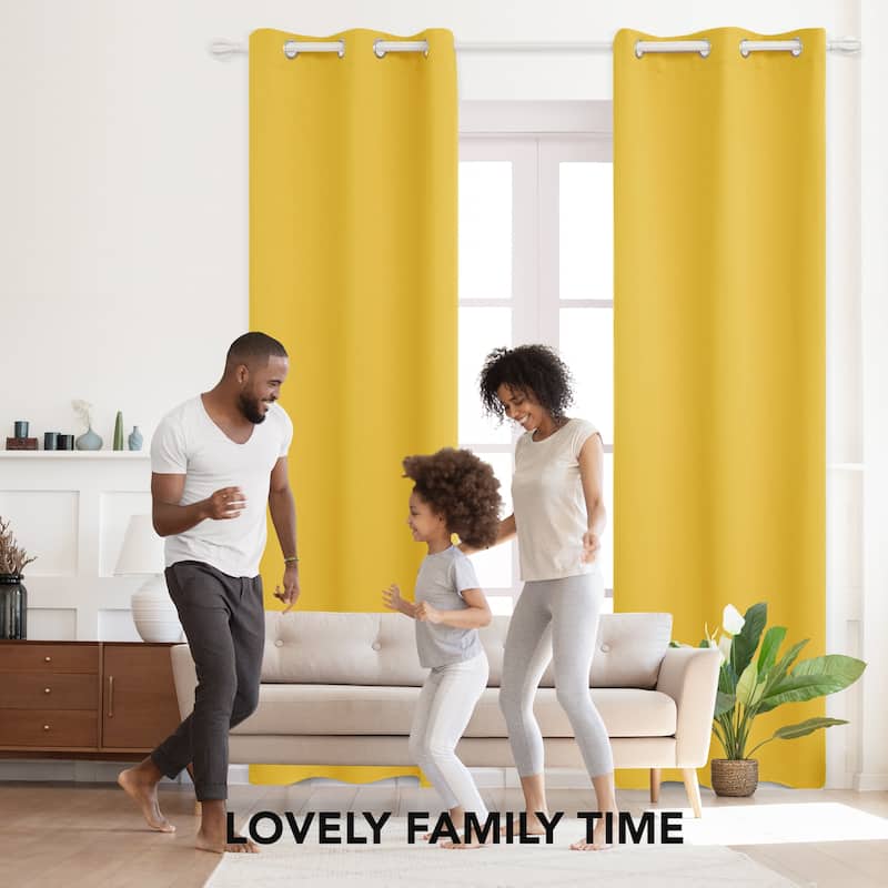 Deconovo 108 120 Length Grommet Curtain (1 Panel)