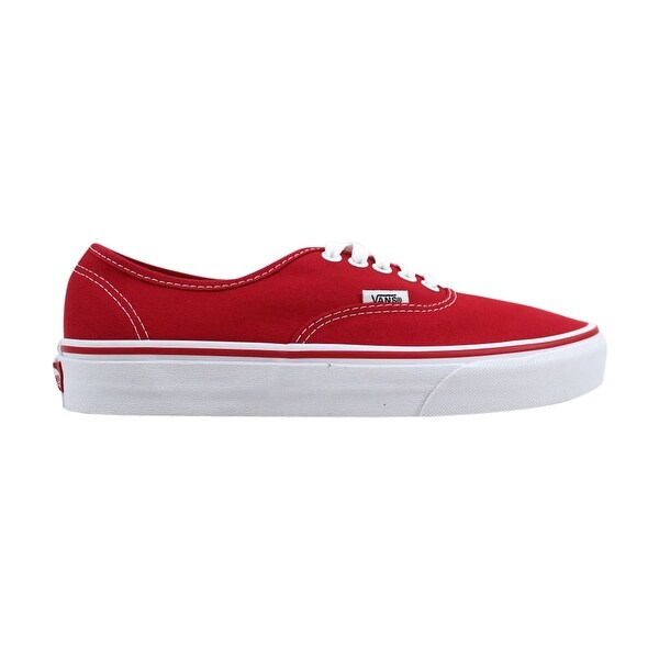 mens red vans authentic