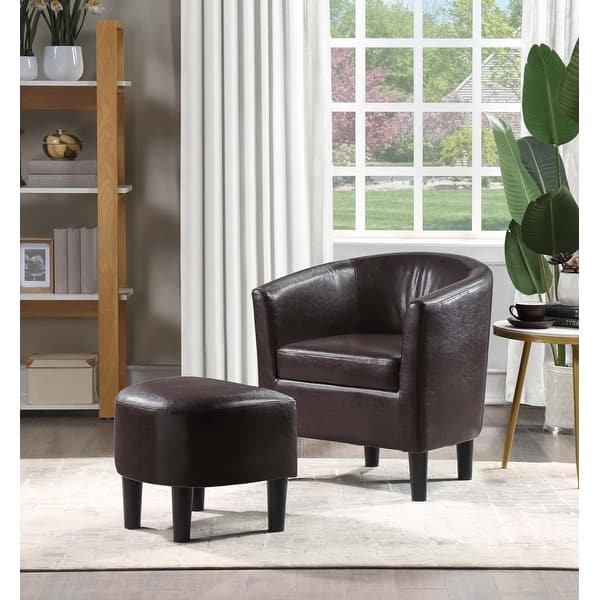 slide 1 of 36, Carson Carrington Home Macedon Accent Chair with Ottoman