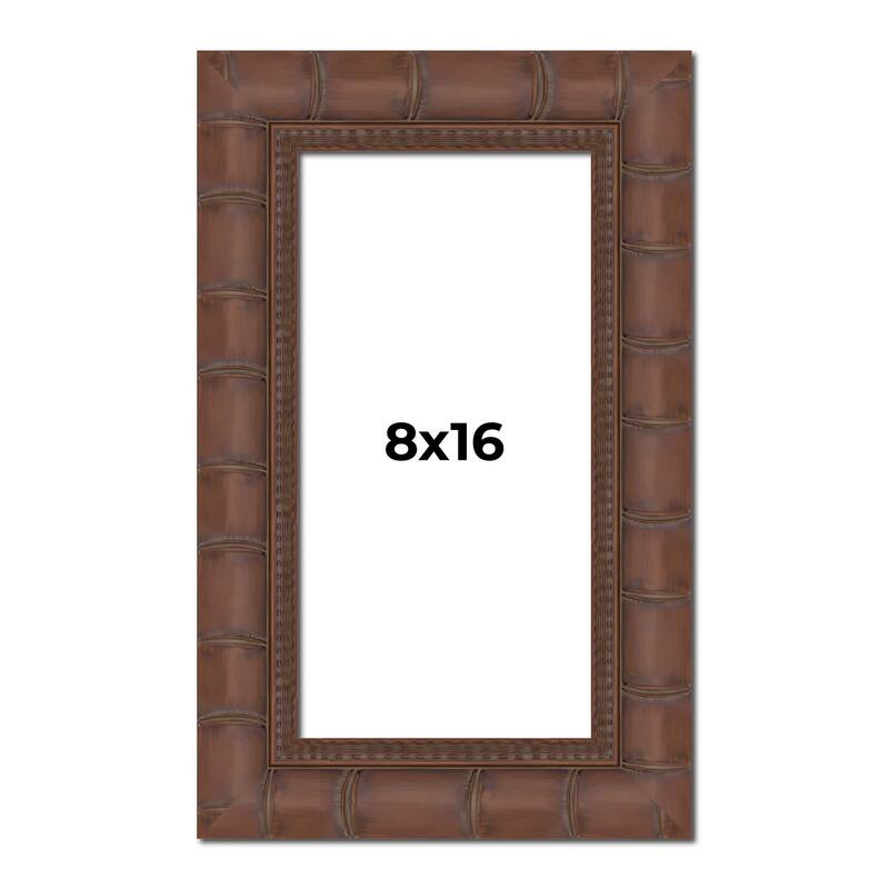 8x16 Frame Pewter Solid Wood Picture Frame Width 1.625 Inches | Interior Frame Depth 0.6875 Inches