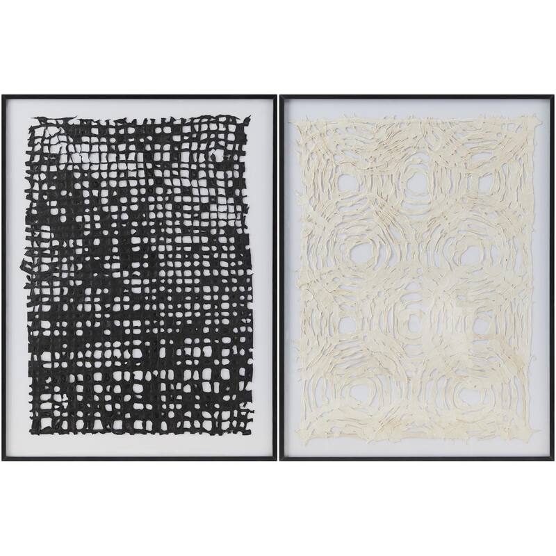 Livabliss Kehena Modern Framed Art (Set of 2)