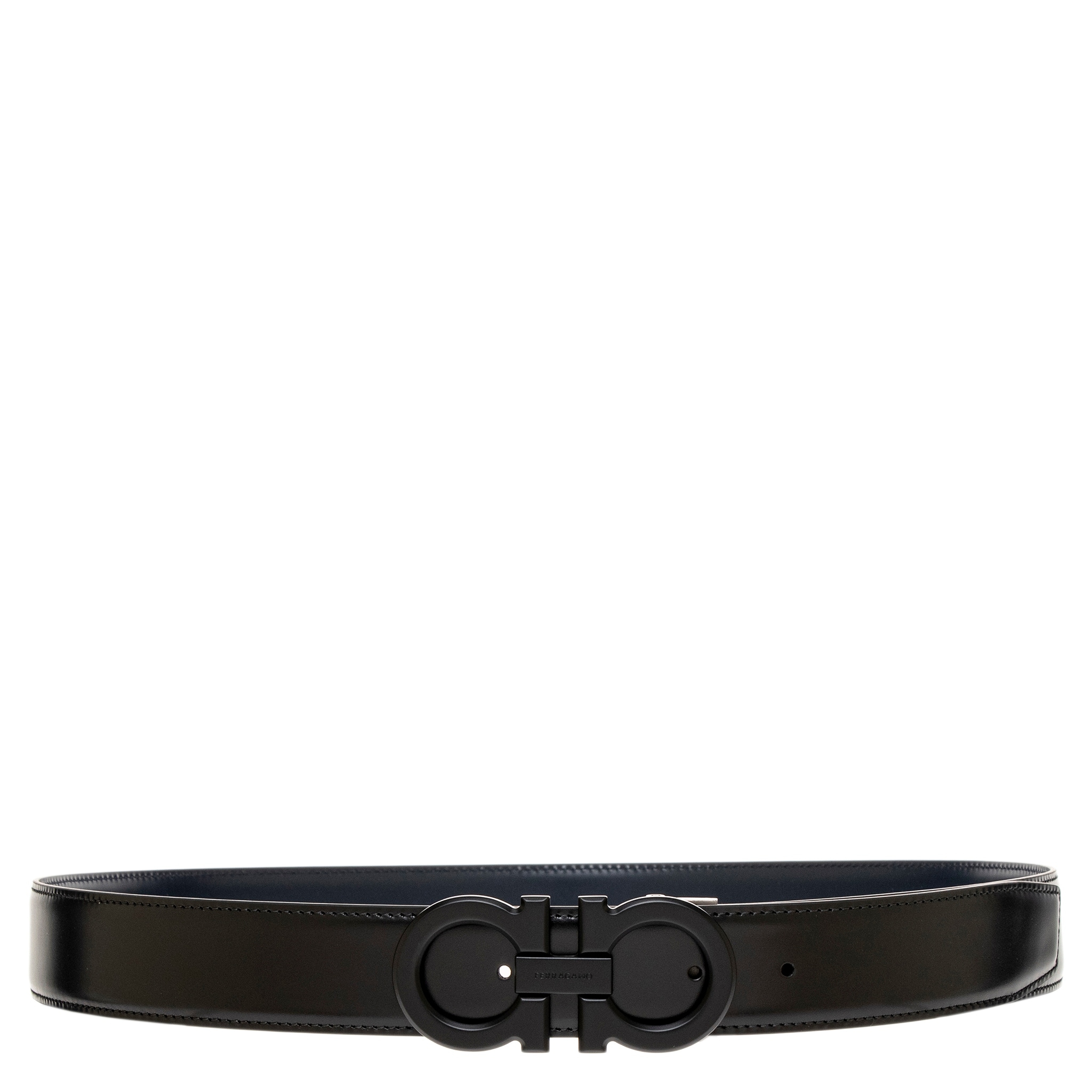Ferragamo Men's Reversible Gancini Belt 1.3" Wide