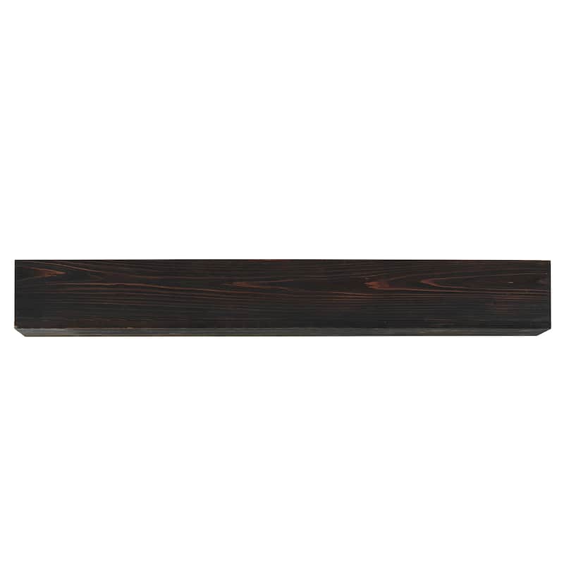 Home Decor Rustic Solid Wood Decorative Wall Shelf, Fireplace Mantel