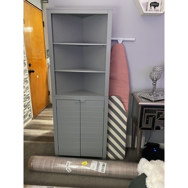 Riverridge madison outlet tall corner cabinet