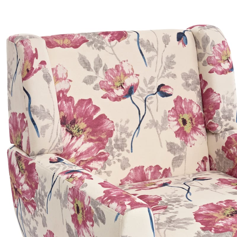Modern Upholstered Faux Leather Tufted Armchair Linen Accent Chairs