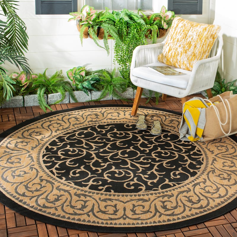 SAFAVIEH Courtyard Heili Indoor/ Outdoor Waterproof Patio Backyard Rug