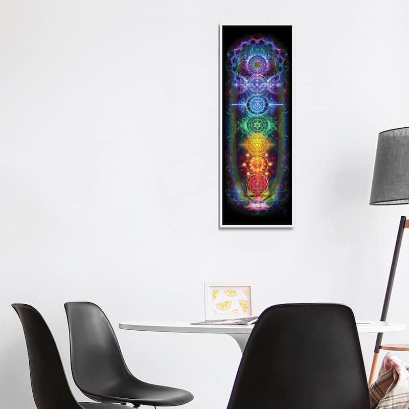 iCanvas "Chakras" by Jumbie Framed Canvas Print