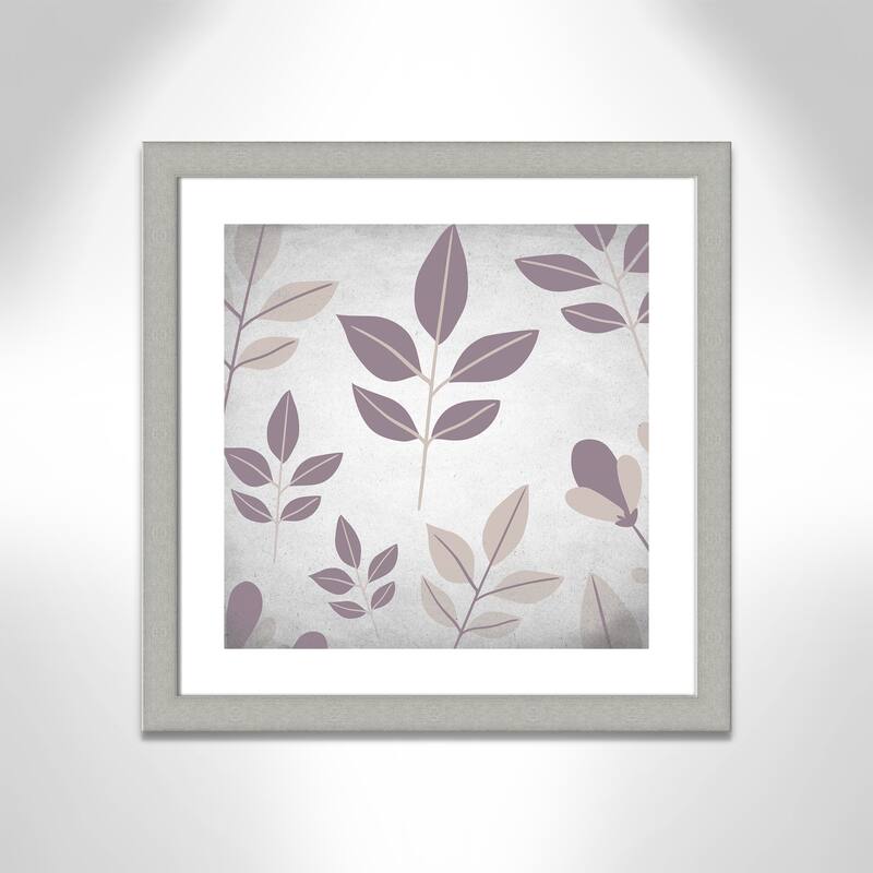 Muted Purple I - 25 x 25 - Silver
