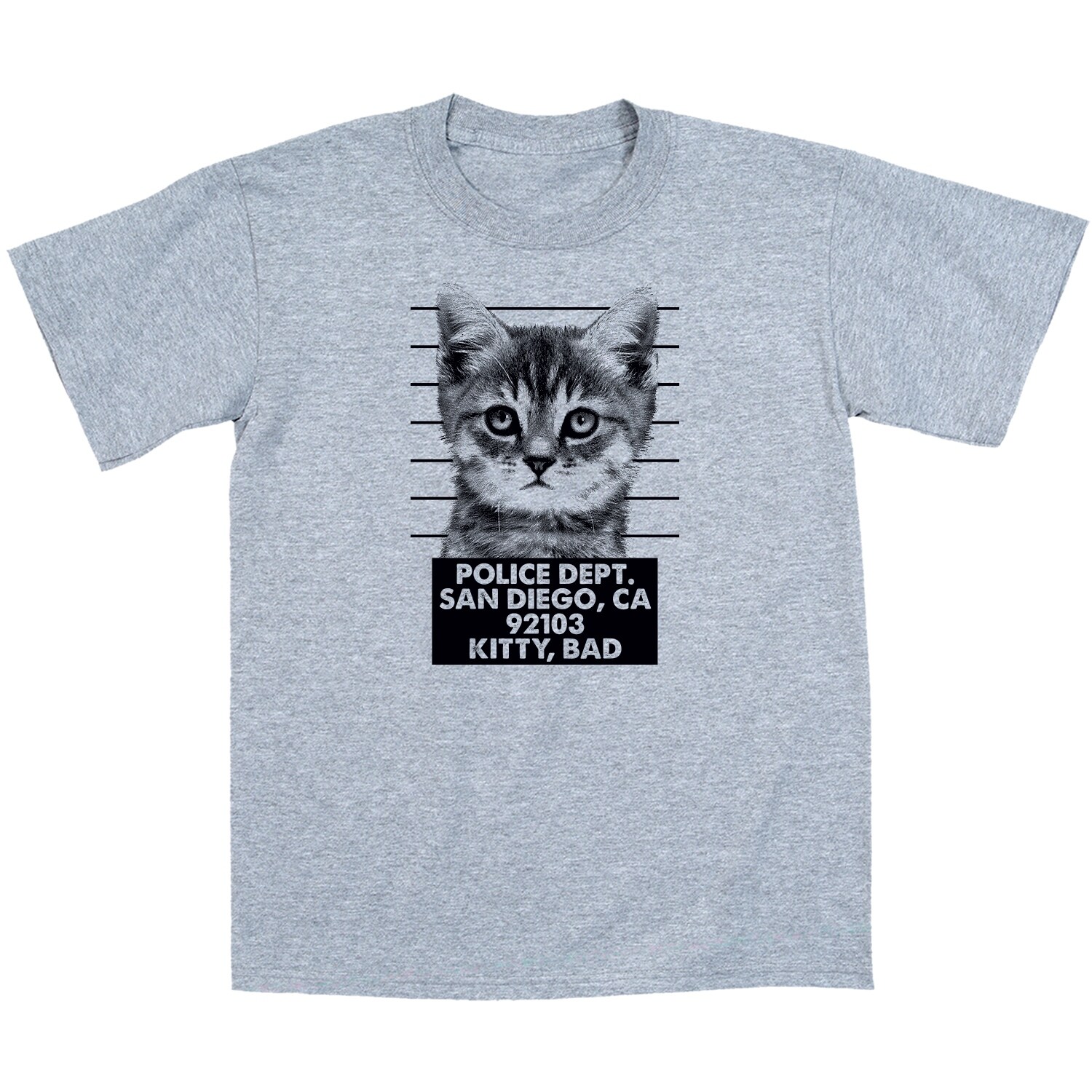 Shop Kitten Mugshot Funny Cats Cat Print Jail Prison Novelty Humor