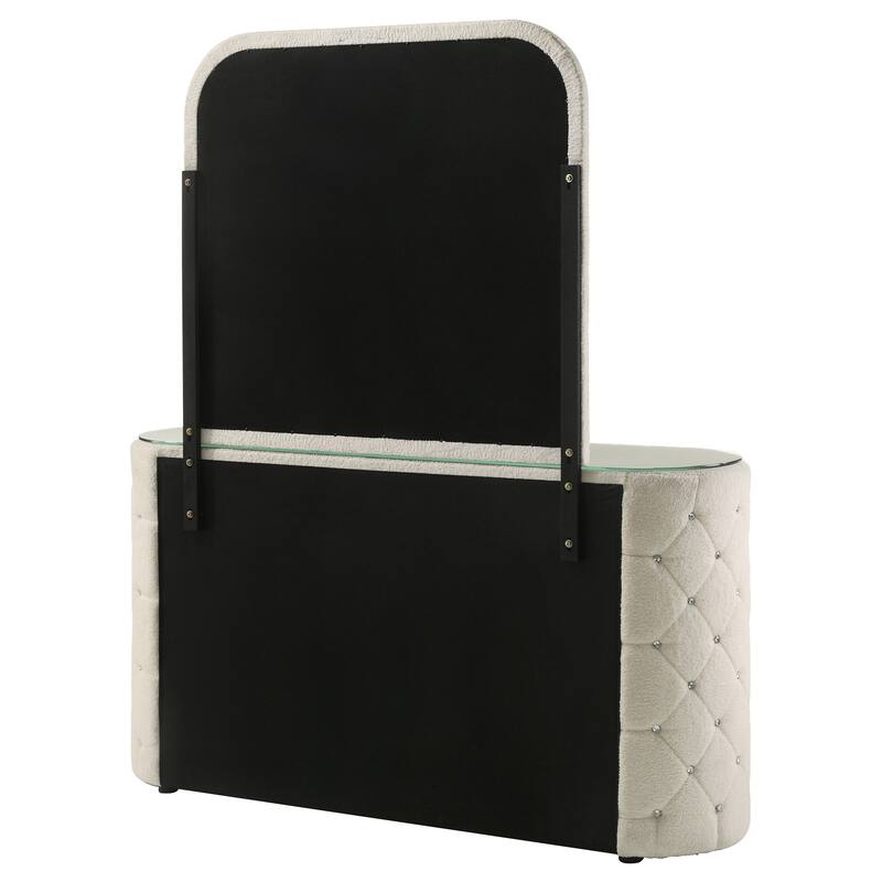 Sonya 6-drawer Upholstered Bedroom Dresser Ivory