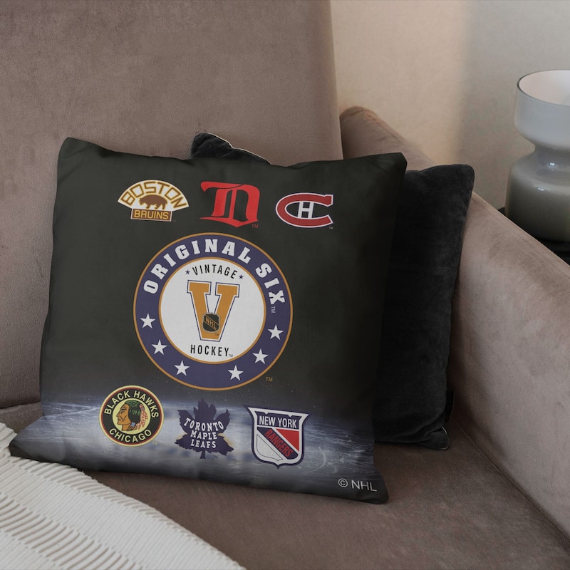 NHL First Six 18 Inch Throw Pillow