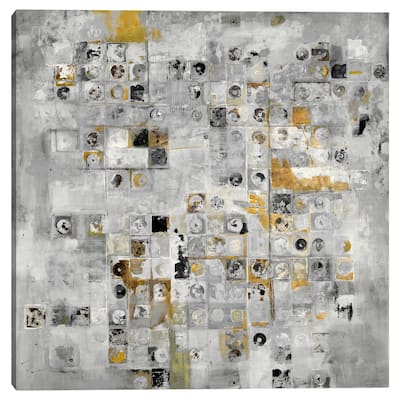 Geometric Metals by Jill Martin Canvas Art Print