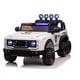 preview thumbnail 1 of 8, 24v Kids ride on police car W/Parents Remote Control,anti-collision bar,Front& top alarm light design White