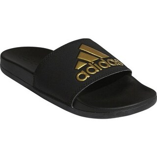 Shop adidas Women's Adilette Cloudfoam PLus Logo Slide ...