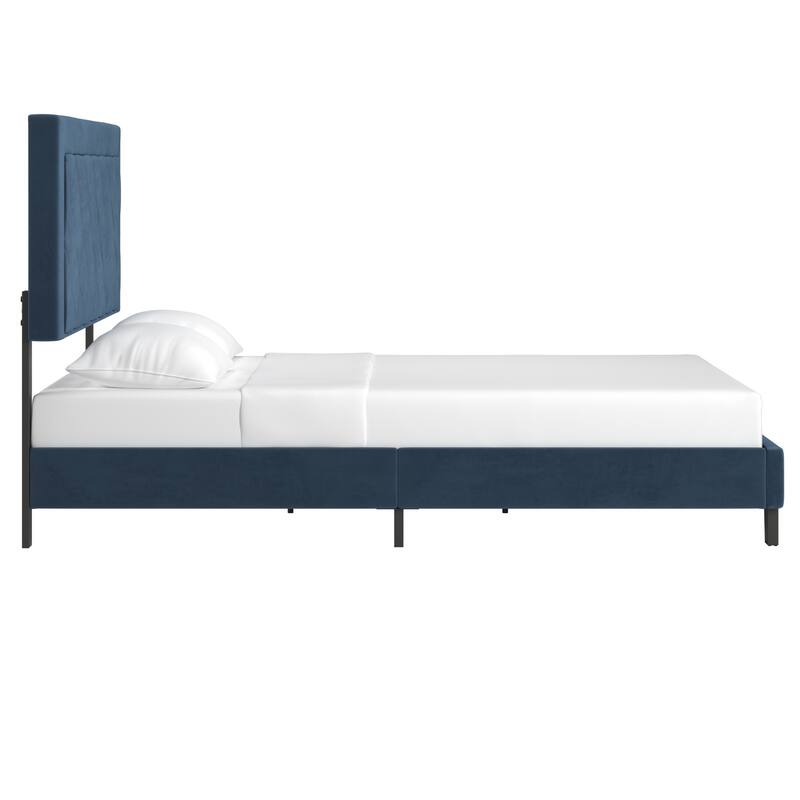 Dartington Velvet Fabric Platform Bed by iNSPIRE Q Modern