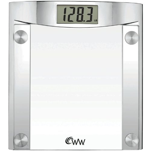 Conair Weight Watchers 24 TR Glass Scale, Clear/Chrome