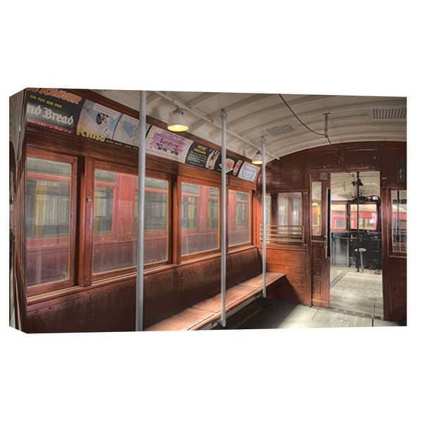 PTM Images 9-101987 PTM Canvas Collection 8" x 10" - "Trolley 5" Giclee Transportation Art Print on Canvas