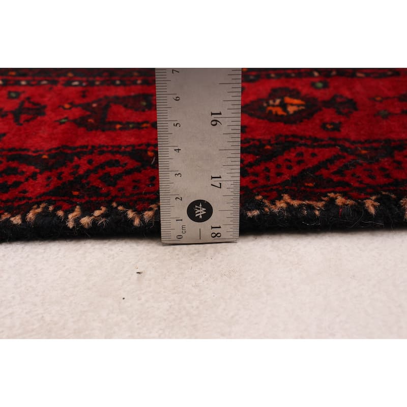 ECARPETGALLERY Hand-knotted Royal Baluch Burnt Orange Wool Rug - 3'0 x 5'9
