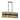Eclipse 5-Light Linear Chandelier in Matte Black with Warm Brass Accents