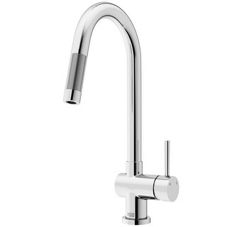 VIGO Gramercy 17" H Single Handle Pull-Down Spout Kitchen Faucet with Touchless Sensor
