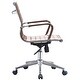 preview thumbnail 48 of 48, Mid Century Office Chair With Arms Wheels Ergonomic Executive PU Leather Arm Rest Tilt Adjustable Height Swivel Task Computer