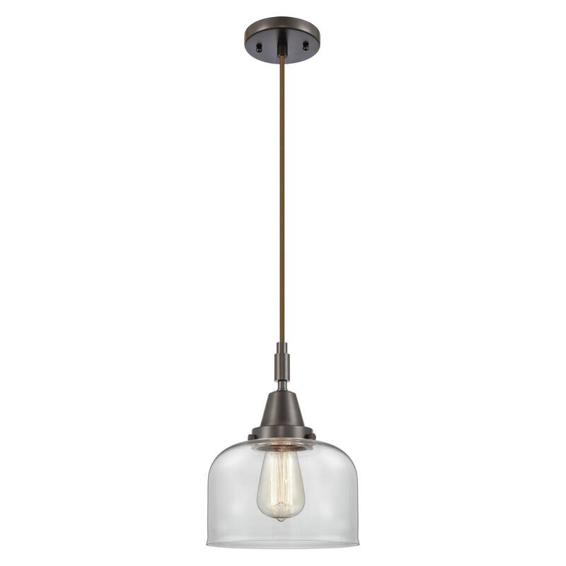 Innovations Lighting 447-1P-G72 Bell 8" Wide Mini Pendant with Clear