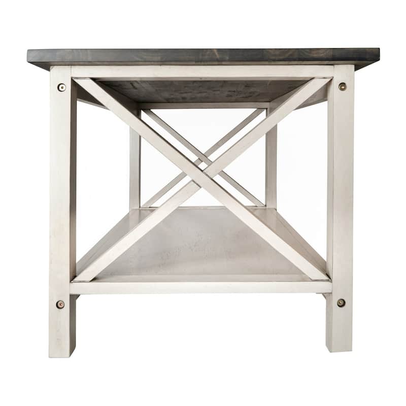 Solid Wood Traditional Farmhouse Coffee Table