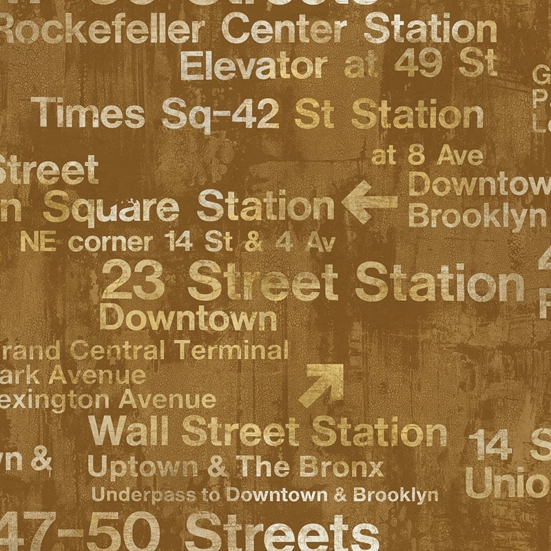 Seabrook Designs New York Unpasted Wallpaper