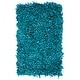preview thumbnail 101 of 136, SAFAVIEH Handmade Leather Shag Carlijn Modern Decorative Rug 3' x 5' - Light Blue - Rectangle