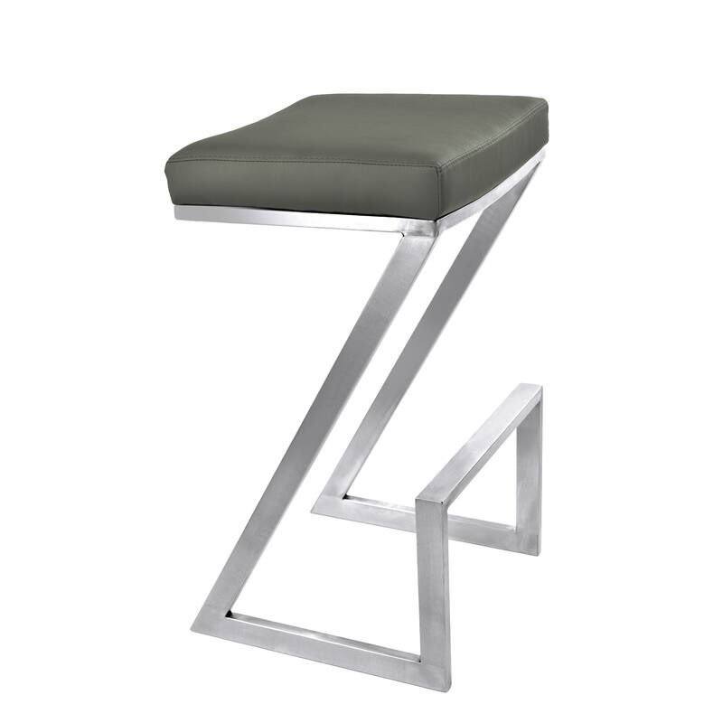 Armen Living Atlantis 26-inch Backless Counter Height Stool