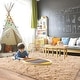 preview thumbnail 12 of 52, Living Room Bedroom Super Soft Pile Area Rug, Modern Shaggy Rugs, Non-Slip Pile Rugs for Kids