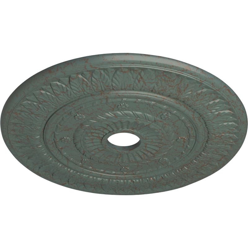 26 3/4"OD x 3 5/8"ID x 1 1/8"P Leaf Ceiling Medallion