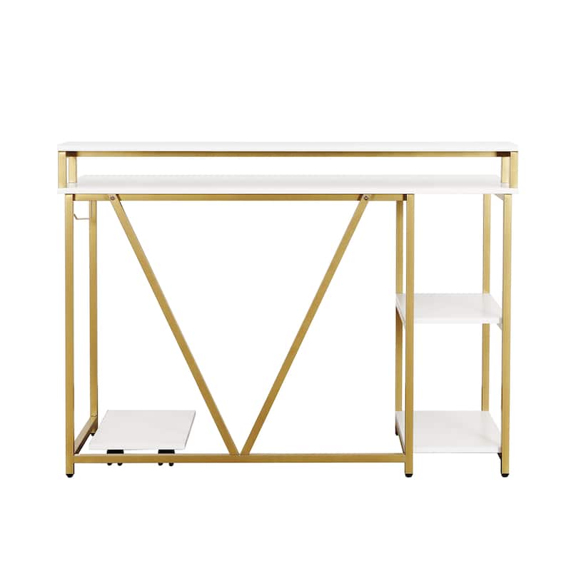Techni Mobili Industrial Writing Desk Computer Desk Office Deask