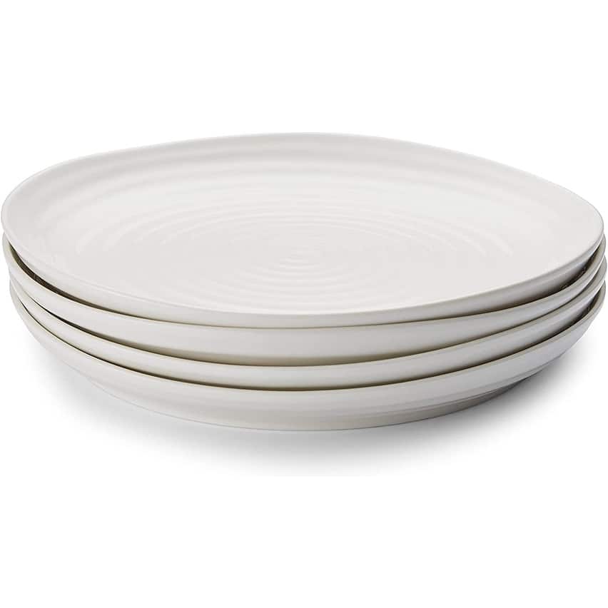 Portmeirion Set of 4 Sophie Conran Coupe Dinner Plates - 8.5 Inch