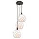 Option White Glass with White Rope / Oil Rubbed Bronze