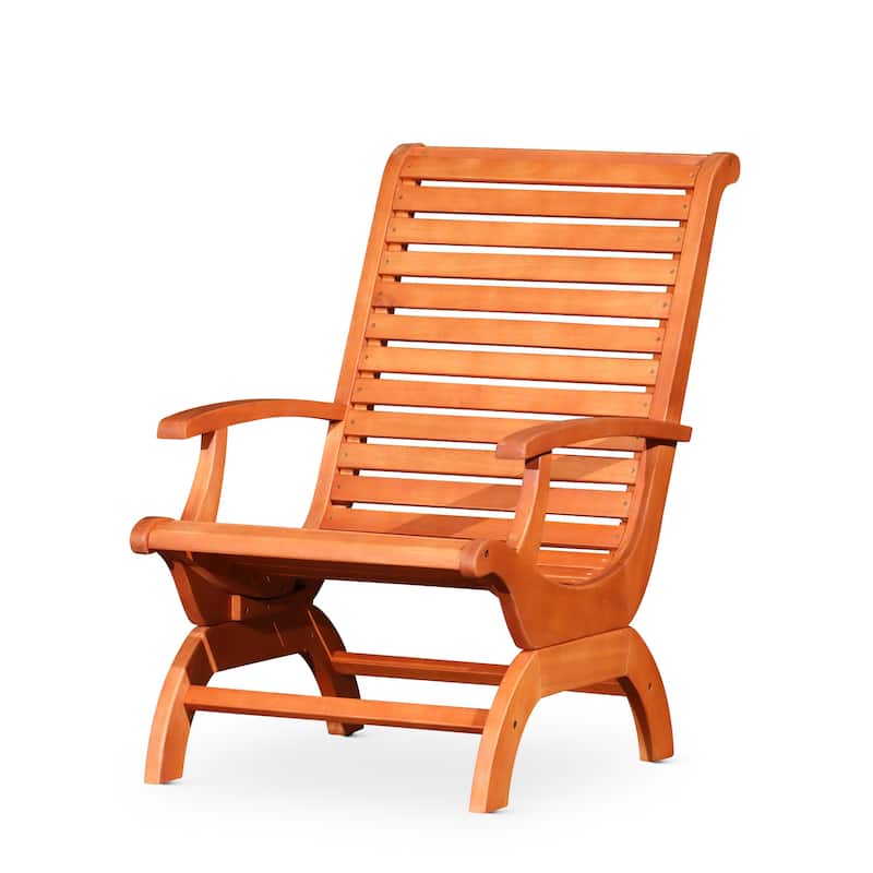 DTY Outdoor Living Aspen Eucalyptus Plantation Chair - Natural Oil